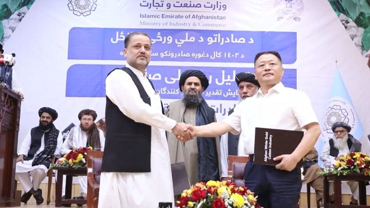 Afghan cotton thread headed to China in $25 million deal