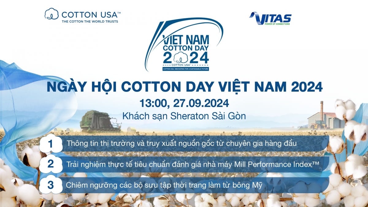 Cotton Day Vietnam 2024 set to boost US-Vietnam trade