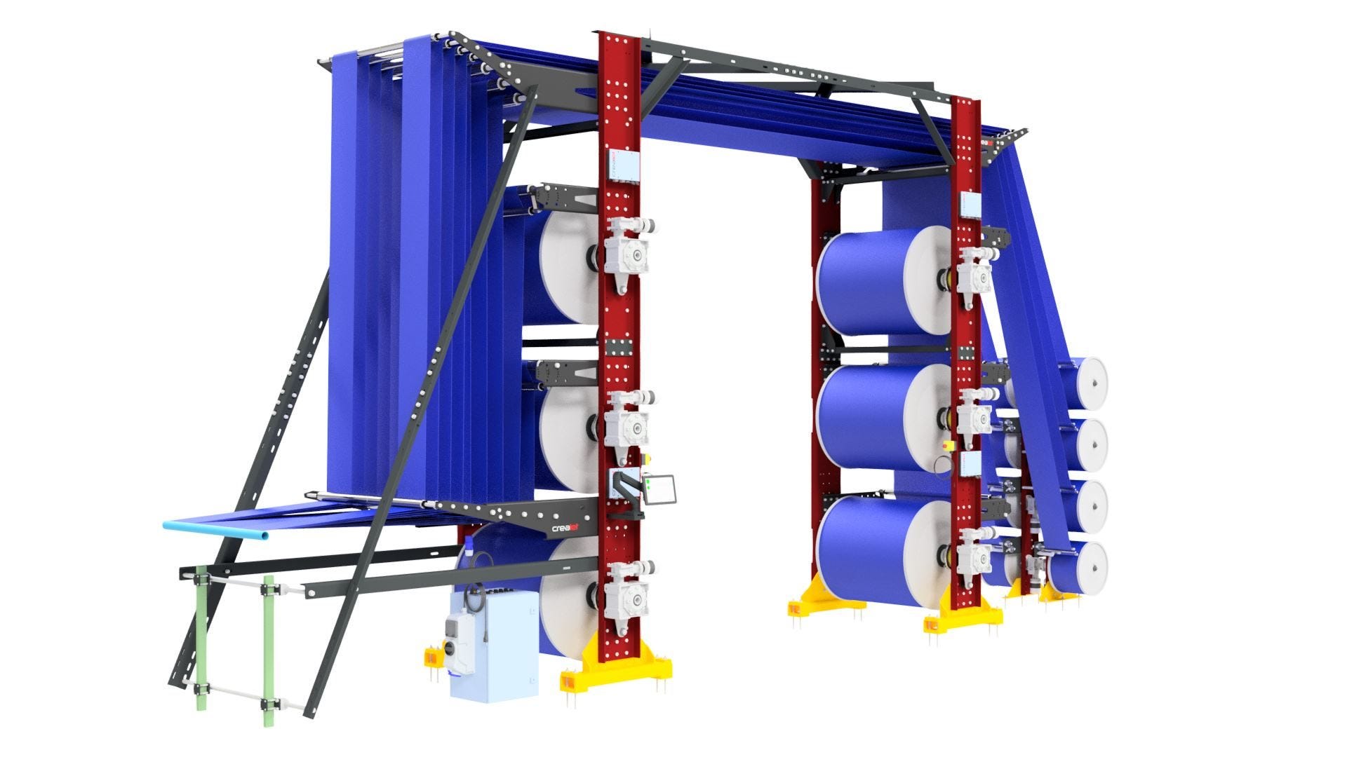 Crealet's affordable warp feeding solution for narrow weaving mills