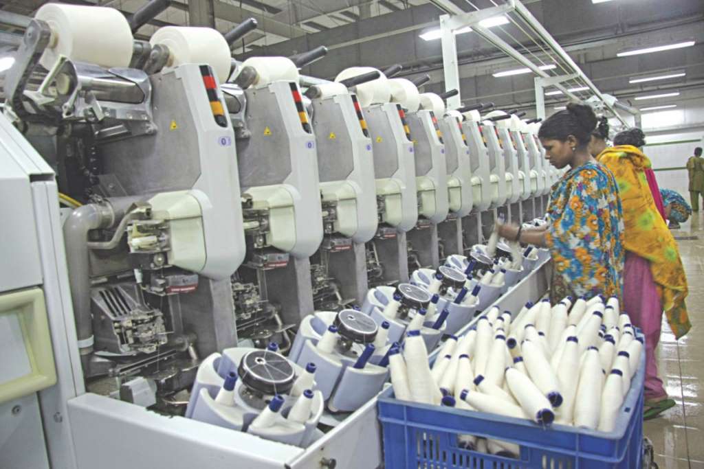 High fiber prices weaken India's textile competitiveness.