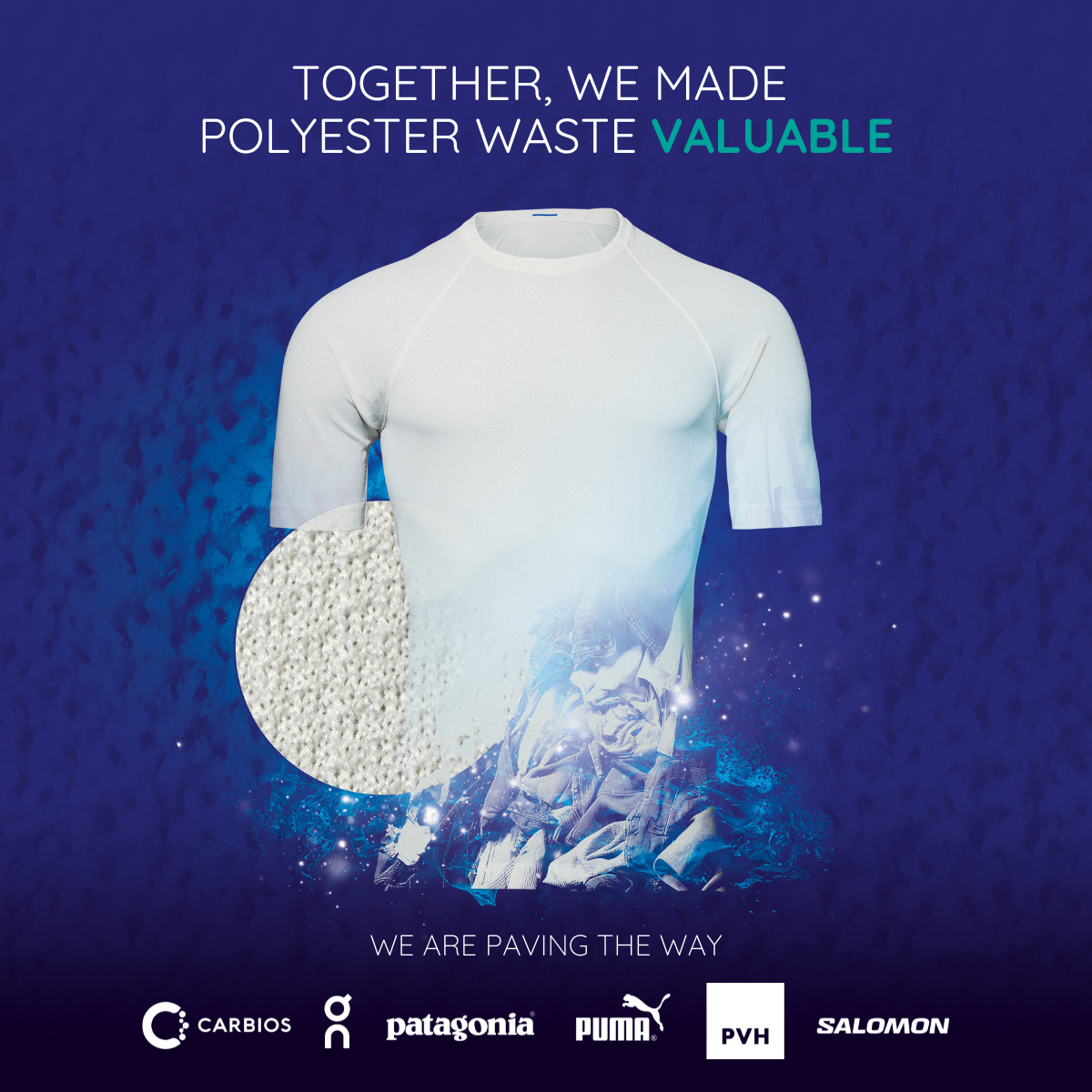 French firm unveils first 100% recycled polyester T-shirt