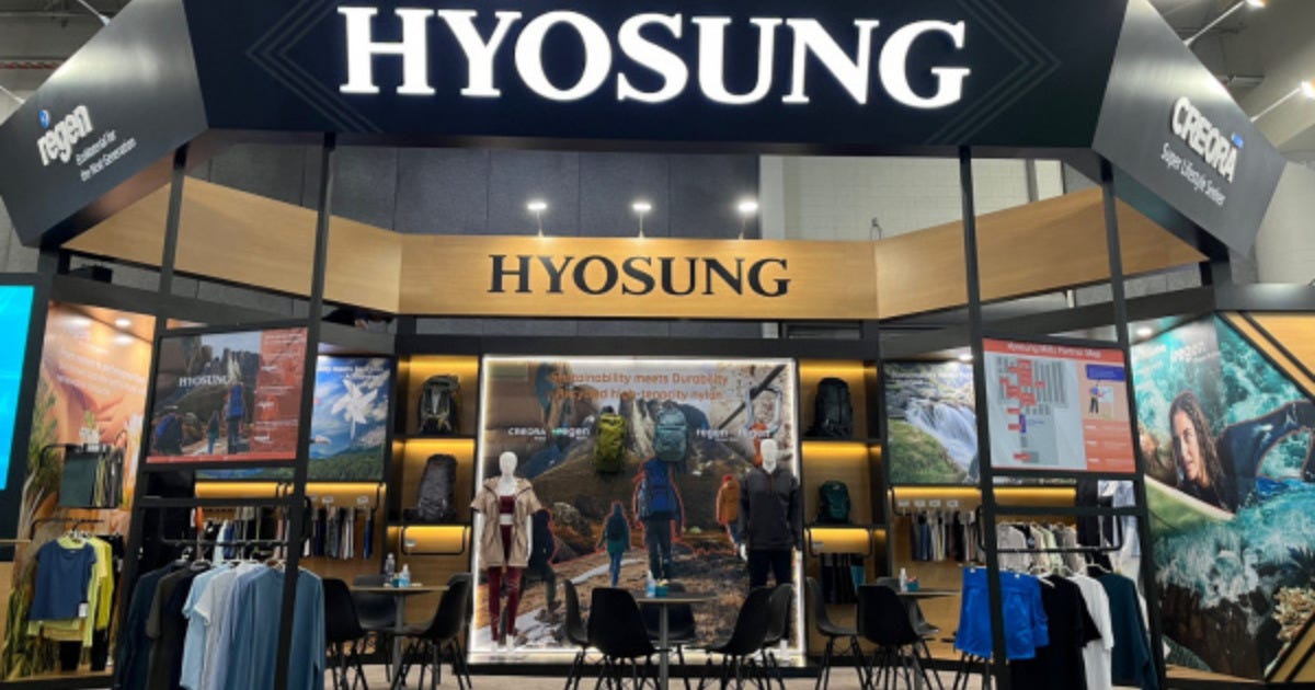 Hyosung debuts eco-friendly textiles at Shanghai Expo.