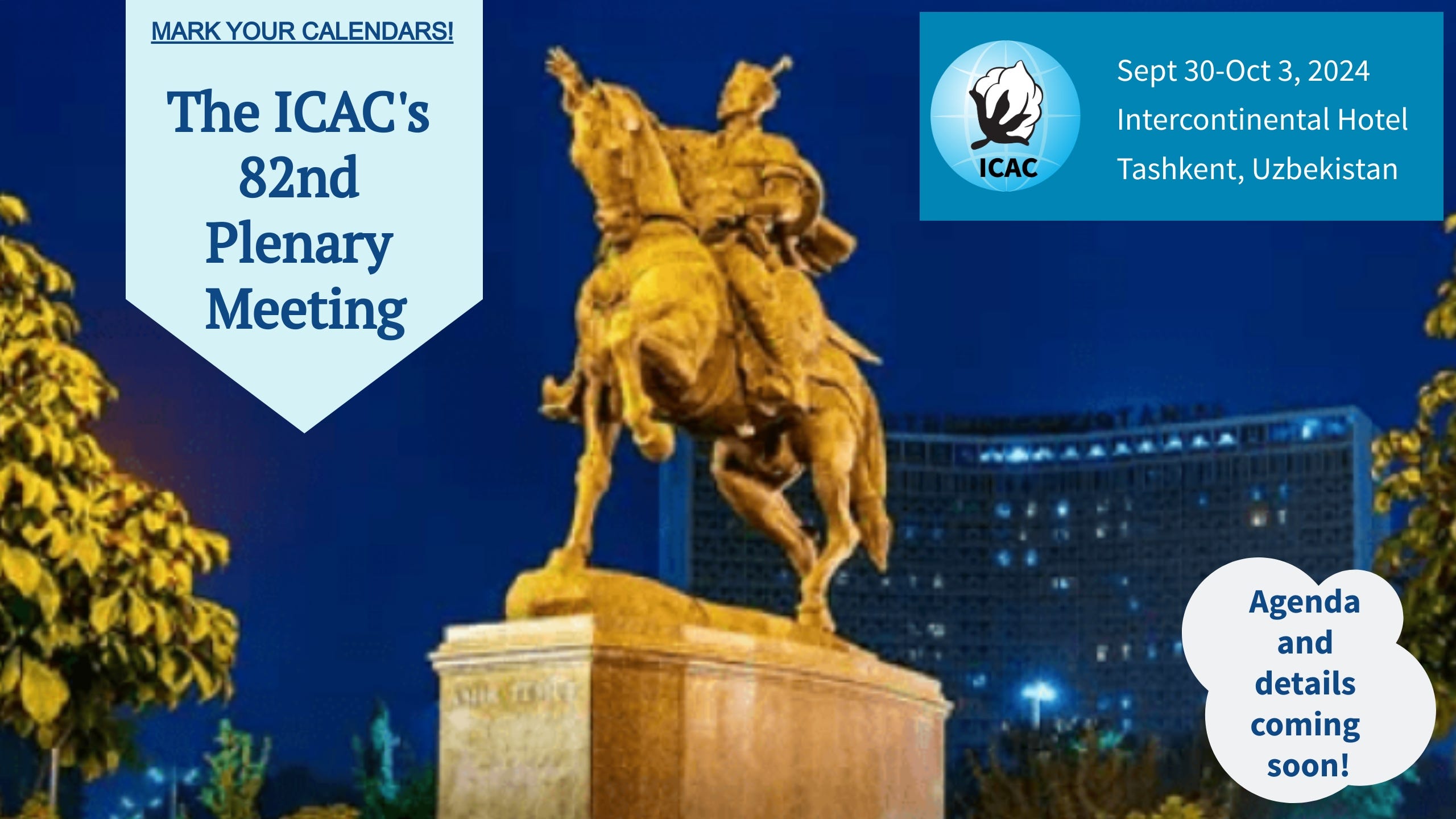 ICAC 82nd plenary meeting in Tashkent focuses on challenges facing global cotton sector