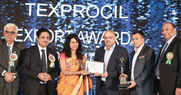 Indo Count Industries wins big at Texprocil Export awards