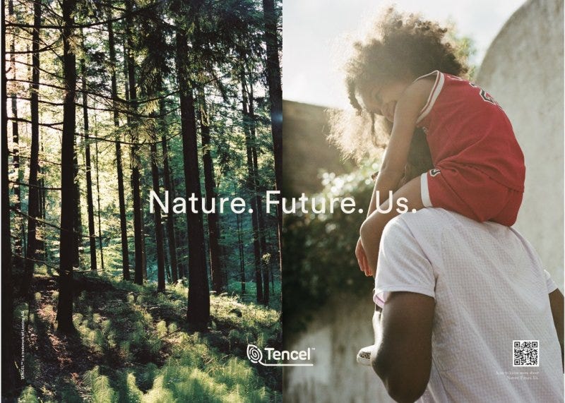 Lenzing refreshes Tencel branding for a sustainable future.