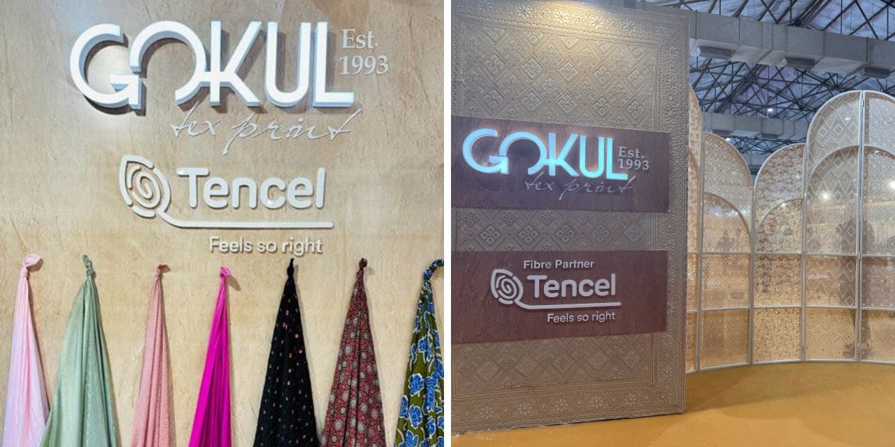 Gokul Tex & Lenzing debut eco-friendly fabrics at CMAI FAB Show 2024.