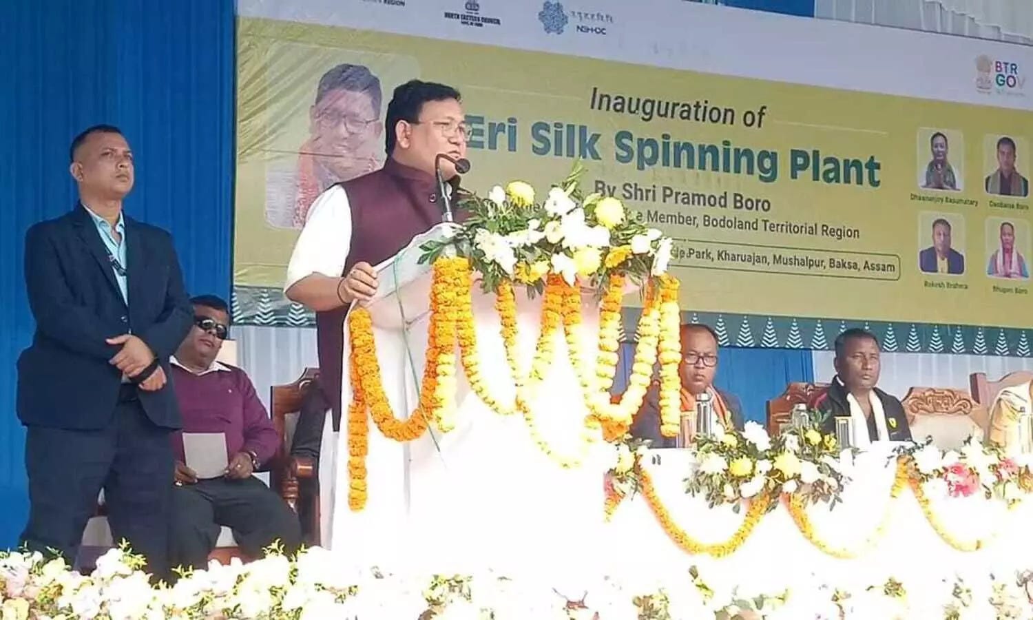 NEHHDC launches largest Eri silk spinning mill in Northeast at Mushalpur, Assam