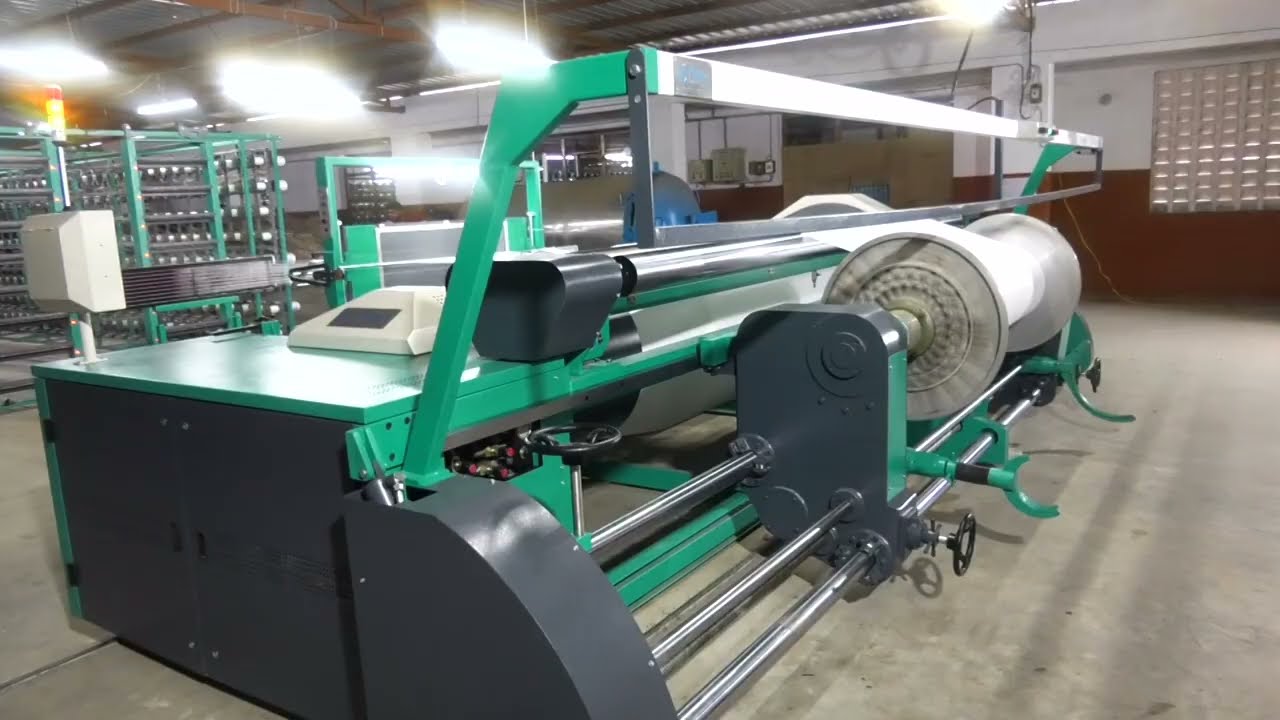 Rabatex's new warping machine boosts textile efficiency.