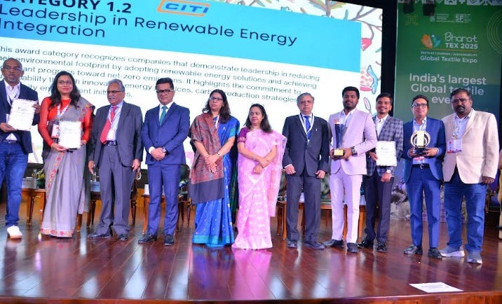 RSWM wins 1st runner-up for water conservation at CITI Sustainability Awards