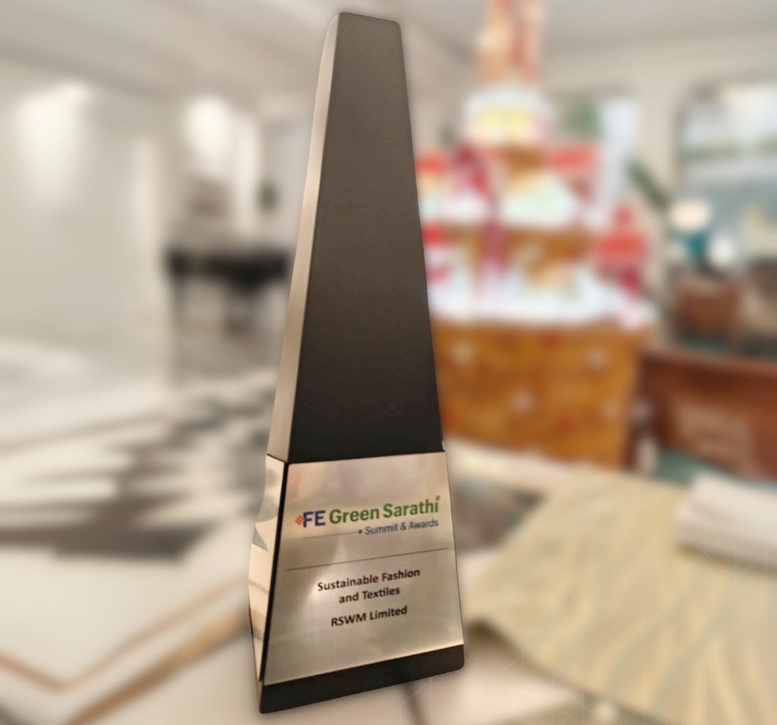 RSWM wins Silver Award at Financial Express Green Sarathi Awards for sustainable practices
