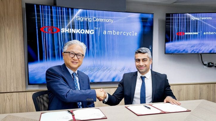 Shinkong teams up with Ambercycle to boost recycled polyester yarn production