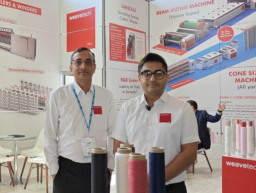 Weavetech Engineers unveils yarn innovations at ITM 2024.